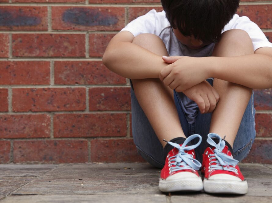 an upset child needs fostering recruitment